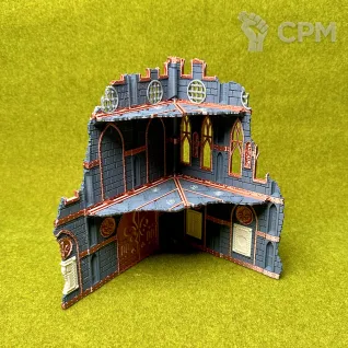 Описание картинки Террейн Battle Nun set Руина А большая 3 этажа от Террейн и миниатюры по цене 1 500руб | Свободный Рынок Миниатюр - СРМ