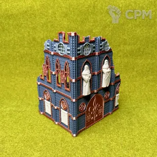 Описание картинки Террейн Battle Nun set Руина А большая 3 этажа от Террейн и миниатюры по цене 1 500руб | Свободный Рынок Миниатюр - СРМ
