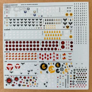 Описание картинки [Armageddon] Transfer Sheet от notr3d по цене 1 000руб | Свободный Рынок Миниатюр - СРМ