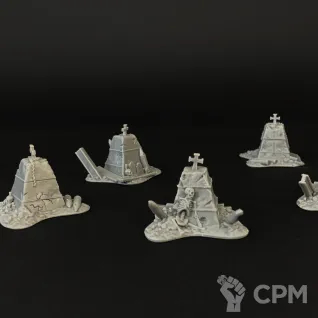 Описание картинки Trench Crusade terrain от DrunkMag0sFactorum по цене 1 000руб | Свободный Рынок Миниатюр - СРМ