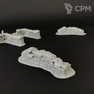 Описание картинки Trench Crusade Sandbags от DrunkMag0sFactorum по цене 1 000руб | Свободный Рынок Миниатюр - СРМ