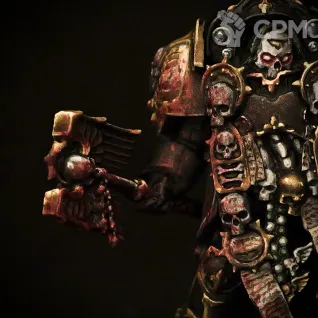 Описание картинки Old Terminator Chapilain | Старый капеллан в терминаторской броне от Caliban_guy по цене 7 500руб | Свободный Рынок Миниатюр - СРМ