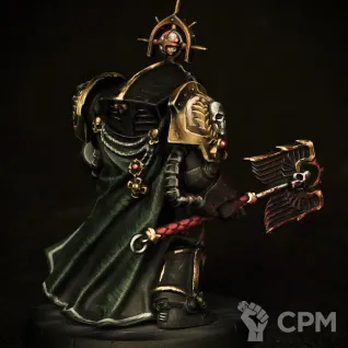 Описание картинки Old Terminator Chapilain | Старый капеллан в терминаторской броне от Caliban_guy по цене 7 500руб | Свободный Рынок Миниатюр - СРМ