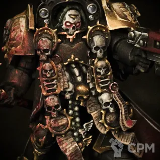 Описание картинки Old Terminator Chapilain | Старый капеллан в терминаторской броне от Caliban_guy по цене 7 500руб | Свободный Рынок Миниатюр - СРМ