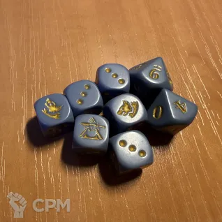 Описание картинки Kill Team: Space Wolves Dice Set от Дима162 по цене 2 000руб | Свободный Рынок Миниатюр - СРМ