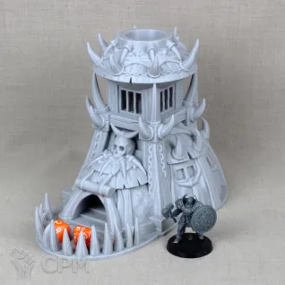 Описание картинки Dice Tower / Башня для бросания кубиков "Дом Вождя" от Brother Ork по цене 2 100руб | Свободный Рынок Миниатюр - СРМ
