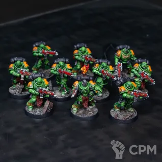 Описание картинки Intercessor Squad от Monger по цене 29 500руб | Свободный Рынок Миниатюр - СРМ