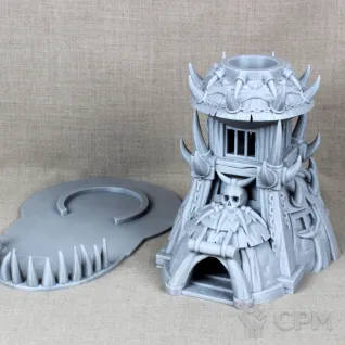 Описание картинки Dice Tower / Башня для бросания кубиков "Дом Вождя" от Brother Ork по цене 2 100руб | Свободный Рынок Миниатюр - СРМ