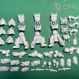 Описание картинки Legio Custodes Aquilon Terminator Squad от Plants vs Zombies по цене 1 480руб | Свободный Рынок Миниатюр - СРМ