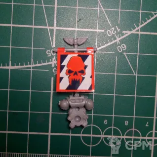 Описание картинки Space Wolfs Long Fangs Banner Sticker от Stark Foundry по цене 55руб | Свободный Рынок Миниатюр - СРМ
