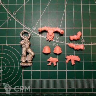 Описание картинки Chaos Space Marine 6 (1996) от Stark Foundry по цене 355руб | Свободный Рынок Миниатюр - СРМ
