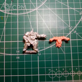 Описание картинки Plague Marine Chsmpion w/Power Fist (1995) от Stark Foundry по цене 355руб | Свободный Рынок Миниатюр - СРМ
