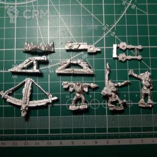 Описание картинки Goblin Spear Chukka от Stark Foundry по цене 765руб | Свободный Рынок Миниатюр - СРМ