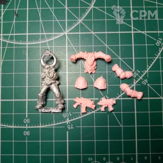 Описание картинки Chaos Space Marine 7 (1996) от Stark Foundry по цене 355руб | Свободный Рынок Миниатюр - СРМ