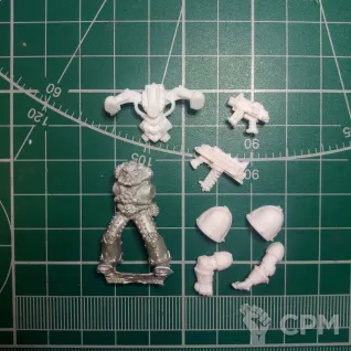 Описание картинки Chaos Space Marine 2 (1996) от Stark Foundry по цене 355руб | Свободный Рынок Миниатюр - СРМ
