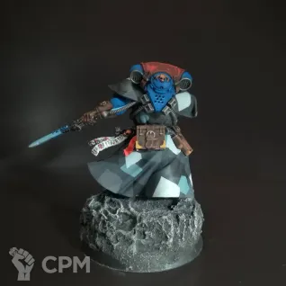 Описание картинки Primaris Librarian in Phobos Armour от Linklinkos по цене 1 200руб | Свободный Рынок Миниатюр - СРМ