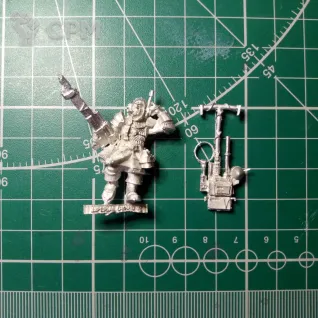 Описание картинки Vostroyan Command Squad от Stark Foundry по цене 1 755руб | Свободный Рынок Миниатюр - СРМ
