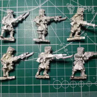 Описание картинки Vostroyan Guardsmen 1 от Stark Foundry по цене 310руб | Свободный Рынок Миниатюр - СРМ