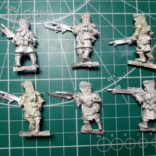 Описание картинки Vostroyan Guardsmen 1 от Stark Foundry по цене 310руб | Свободный Рынок Миниатюр - СРМ