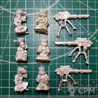 Описание картинки Firstborn Pride (Lascannon Team x3) от Stark Foundry по цене 1 755руб | Свободный Рынок Миниатюр - СРМ