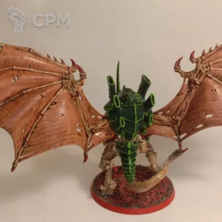 Описание картинки Tyranid Hive Tyrant/The Swarmlord от Zampolit по цене 2 000руб | Свободный Рынок Миниатюр - СРМ
