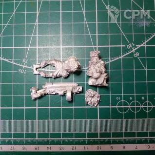 Описание картинки Vostroyan Heavy Bolter Team от Stark Foundry по цене 615руб | Свободный Рынок Миниатюр - СРМ