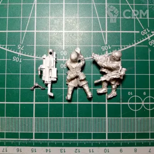 Описание картинки Steel Legion Heavy Bolter Team от Stark Foundry по цене 615руб | Свободный Рынок Миниатюр - СРМ