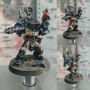 Описание картинки Ultramarine Sergeant Chronus (foot) от Stark Foundry по цене 375руб | Свободный Рынок Миниатюр - СРМ