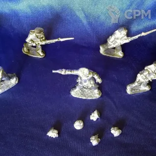 Описание картинки Русская/советская морская пехота WWI, WWII, RCW; 28 мм от Blind Pew по цене 1 350руб | Свободный Рынок Миниатюр - СРМ