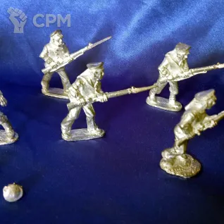 Описание картинки Русская/советская морская пехота WWI, WWII, RCW; 28 мм от Blind Pew по цене 1 350руб | Свободный Рынок Миниатюр - СРМ