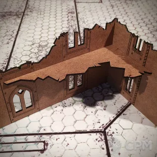 Описание картинки Ruin WH40k, 9"x5"x5" от StudioOtolega по цене 225руб | Свободный Рынок Миниатюр - СРМ