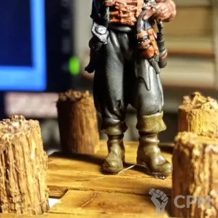 Описание картинки Фигурка пират Tiny Sam от Longren по цене 700руб | Свободный Рынок Миниатюр - СРМ