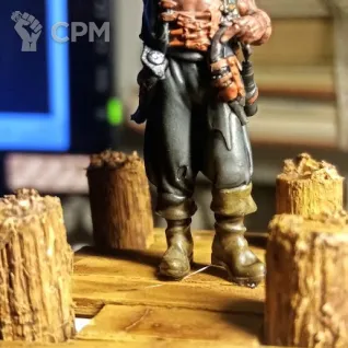 Описание картинки Фигурка пират Tiny Sam от Longren по цене 700руб | Свободный Рынок Миниатюр - СРМ