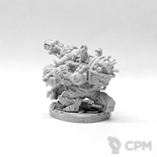 Описание картинки Chaos Dwarf bombardier от лис1976 по цене 405руб | Свободный Рынок Миниатюр - СРМ