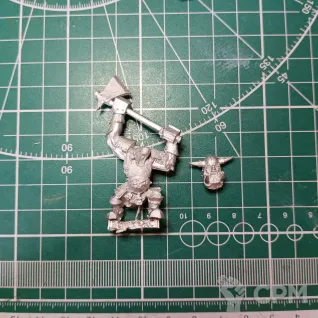 Описание картинки Black Orc w/Great Weapon 3 (2000) от Stark Foundry по цене 415руб | Свободный Рынок Миниатюр - СРМ