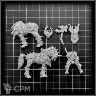 Описание картинки Lord on Daemonic Mount от OldHammer Мастерская по цене 600руб | Свободный Рынок Миниатюр - СРМ