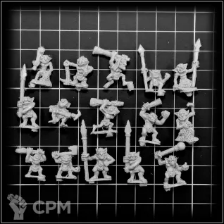 Описание картинки Snotling Mobs classic x15 от OldHammer Мастерская по цене 500руб | Свободный Рынок Миниатюр - СРМ