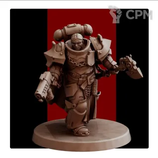 Описание картинки Black Templars Sword Brethren от oxmc по цене 1 000руб | Свободный Рынок Миниатюр - СРМ