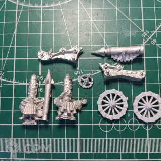 Описание картинки Chaos Dwarf Death Rocket (1992) от Stark Foundry по цене 885руб | Свободный Рынок Миниатюр - СРМ