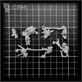 Описание картинки Gnoblar Scraplauncher classic от OldHammer Мастерская по цене 1 500руб | Свободный Рынок Миниатюр - СРМ