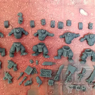 Описание картинки Ork Boyz от oxmc по цене 1 000руб | Свободный Рынок Миниатюр - СРМ