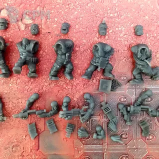 Описание картинки Ork Boyz от oxmc по цене 1 000руб | Свободный Рынок Миниатюр - СРМ