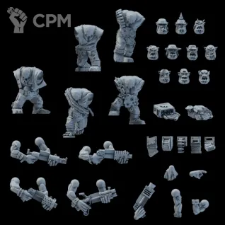 Описание картинки Ork Boyz от oxmc по цене 1 000руб | Свободный Рынок Миниатюр - СРМ