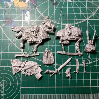 Описание картинки Kurt Helborg, Captain of the Reiksguard от Stark Foundry по цене 1 165руб | Свободный Рынок Миниатюр - СРМ