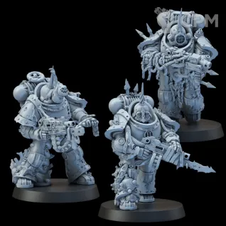 Описание картинки Plague Marines от oxmc по цене 1 700руб | Свободный Рынок Миниатюр - СРМ