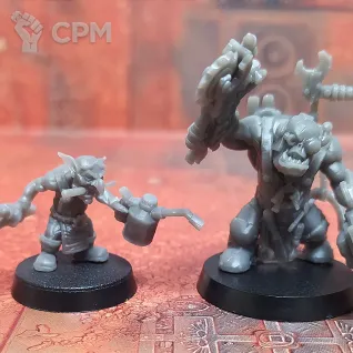 Описание картинки Ork Mek от oxmc по цене 350руб | Свободный Рынок Миниатюр - СРМ