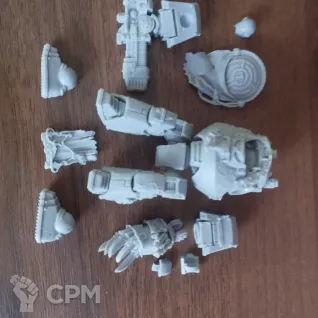 Описание картинки Hecaton Aiakos Minotaurs Contemptor Dreadnought от Vladimir Russkikh по цене 900руб | Свободный Рынок Миниатюр - СРМ