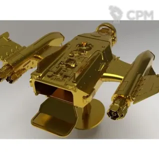 Описание картинки Legio Custodes Orion Assault Dropship от Studio Cockatoo по цене 12 100руб | Свободный Рынок Миниатюр - СРМ