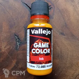 Описание картинки Vallejo Game Color Ink 72.085 Yellow от Selena по цене 290руб | Свободный Рынок Миниатюр - СРМ