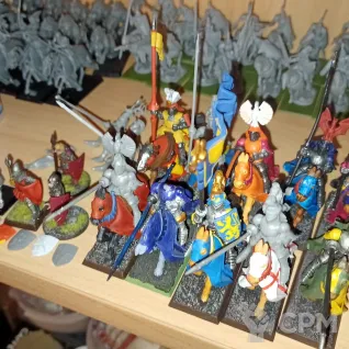Описание картинки Bretonnian Knights x10 от Tiran по цене 10 000руб | Свободный Рынок Миниатюр - СРМ